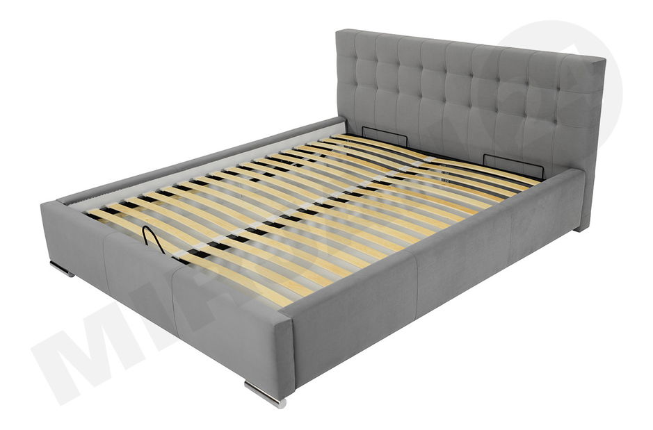 Manželská postel 140cm Hermon (bílá)