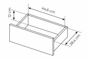 Komoda Danton 2D2S (béžová)