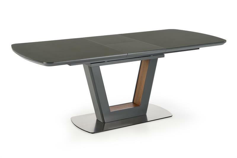 Rozkládací jídelní stůl 160-240 cm Billie (antracit) (pro 6 8 osob)