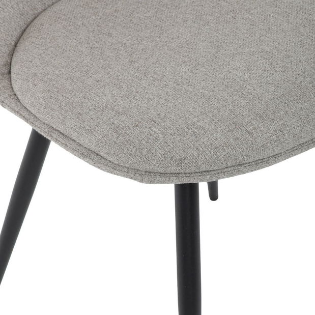 Jídelní židle Deleito (krémová)