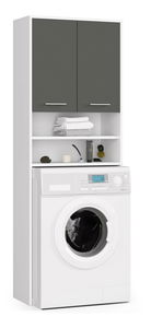 Skříňka na pračku Farid TYP5 (bílá + grafit šedý)