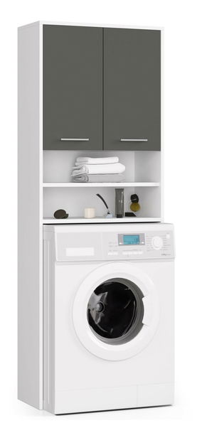 Skříňka na pračku Farid TYP5 (bílá + grafit šedý)