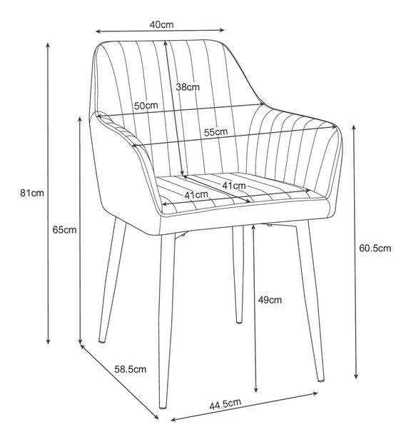 Jídelní židle Svetozar (černá)