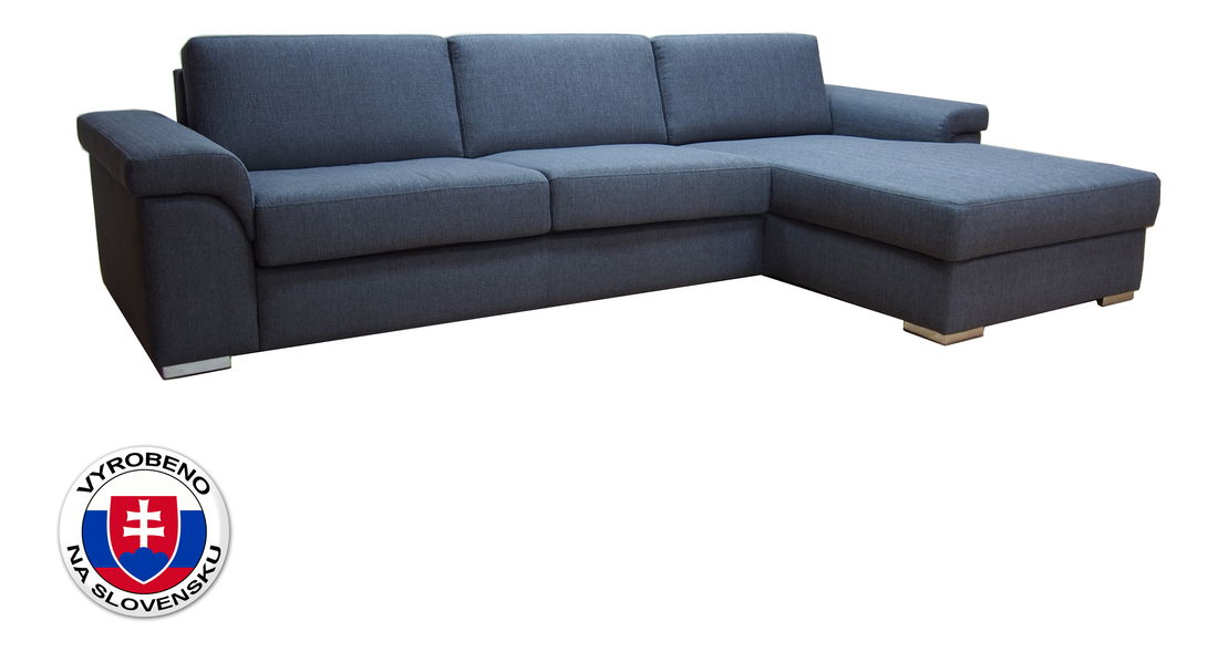 Rohová sedací souprava BRW Baleo (tmavě šedá) (P)