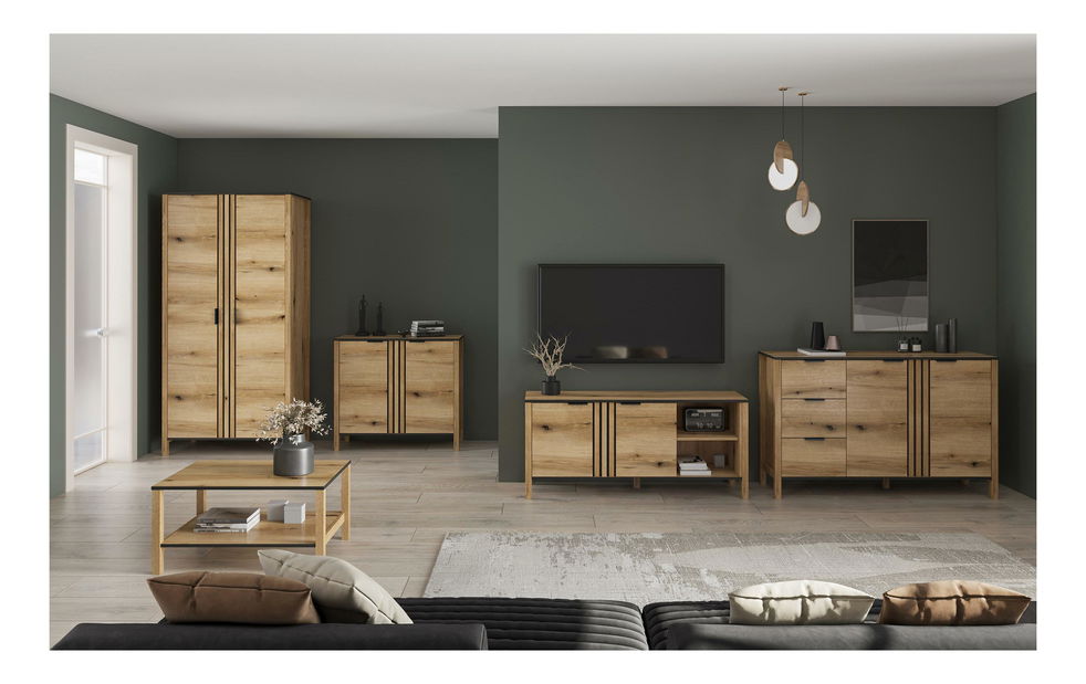 TV skříňka Hemos (dub evoke)