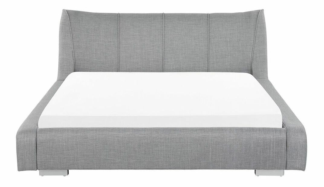 Manželská postel 180 cm NICE (s roštem) (šedá)