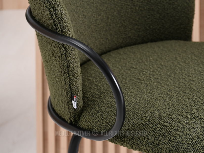 Židle Sofia (zelená + černá)