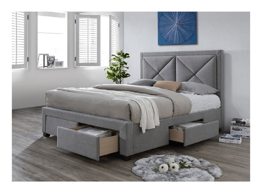 Manželská postel 160 cm Grupo (s roštem a úl. Prostorem)