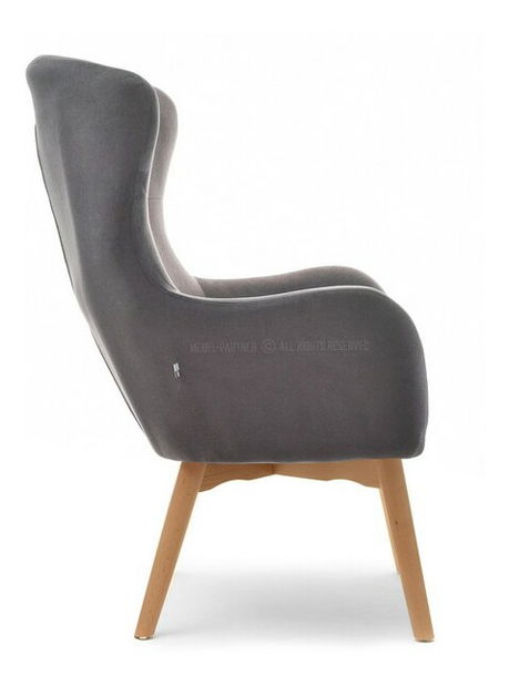 Křeslo Léto (grafit + černá)