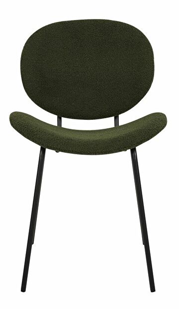Set 2 ks jídelních židlí Luaza (zelená)