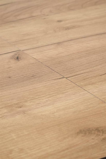 Jídelní stůl Guliano (dub wotan + černá) (pro 6 až 8 osob)