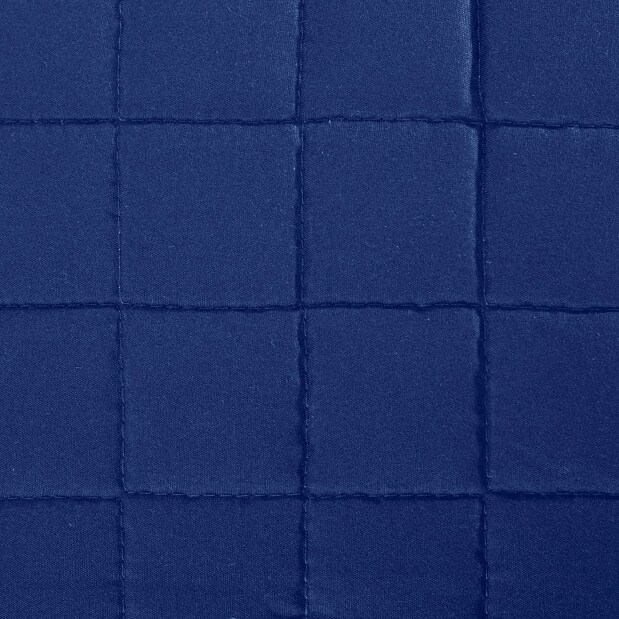 Přehoz na postel 240x220 cm Eva (tmavě modrá + světle modrá)