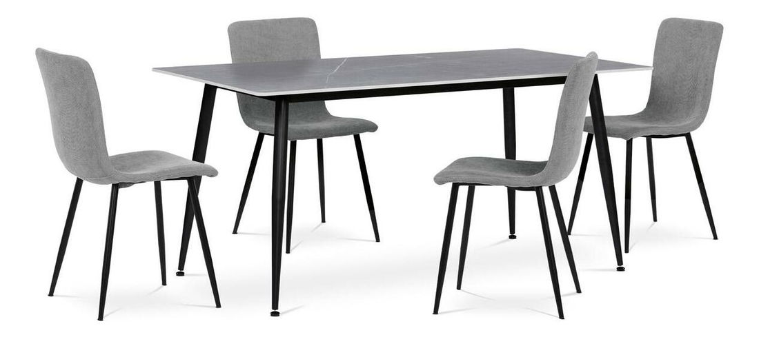 Jídelní stůl Habaneros (mramor šedý) (pro 6 osob)