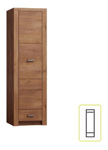 Šatní skříň Inneas 02 (jasan světlý)