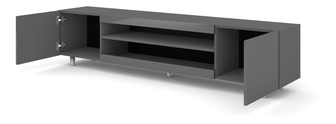 TV stolek/skříňka Katty (šedá) (LED)