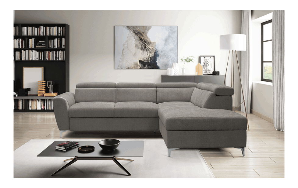 Rohová sedačka Penella (hnědá) (P)