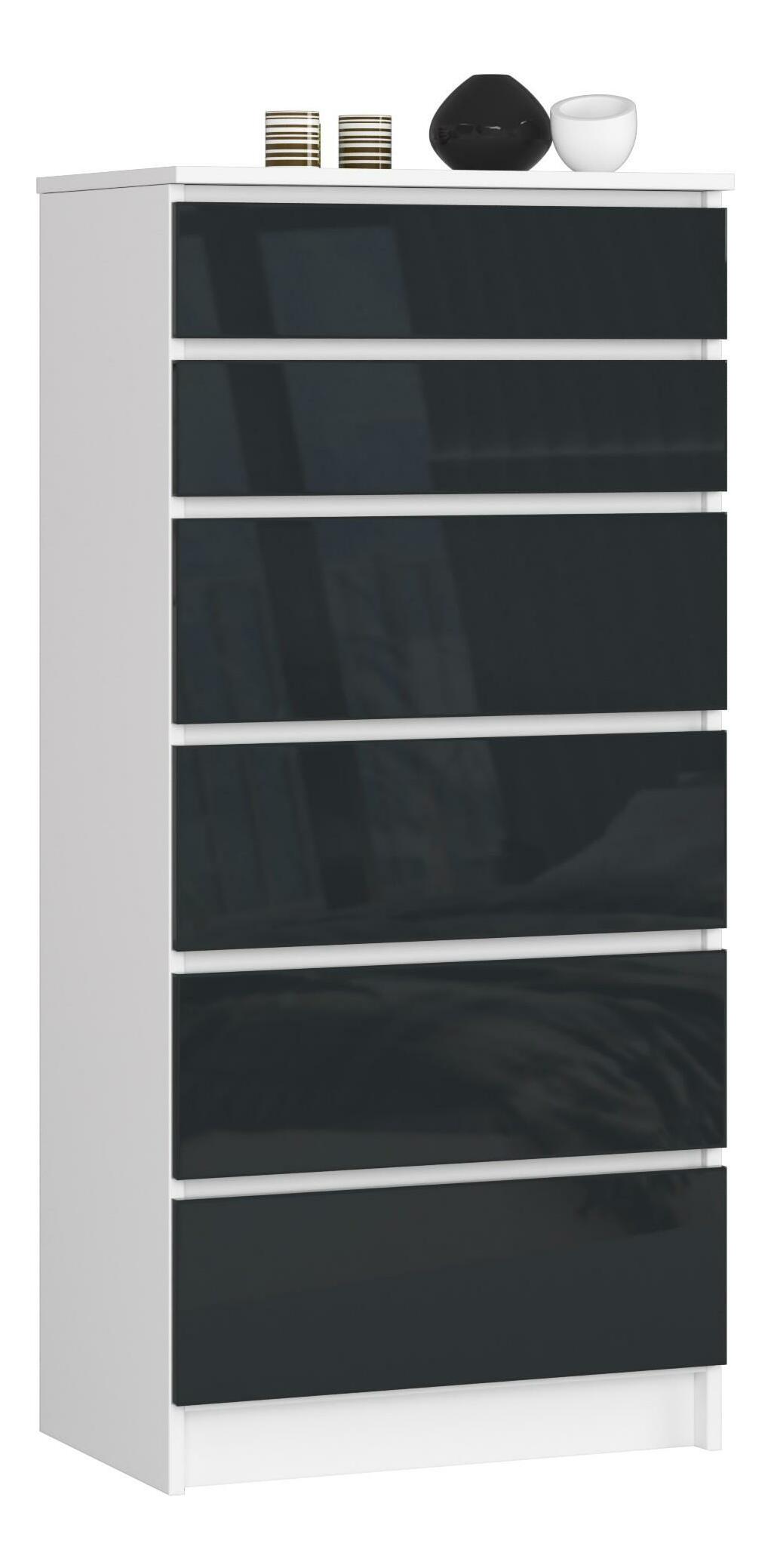 Komoda Kalista III (lesk grafit)