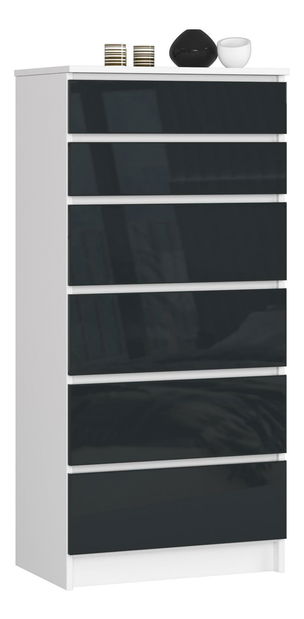 Komoda Kalista III (lesk grafit)