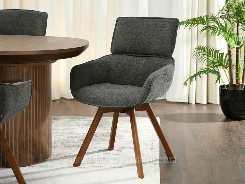 Jídelní židle Distorsion (grafitová)