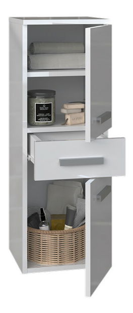 Koupelnová skříňka Neltossa 16 (lesk bílý)