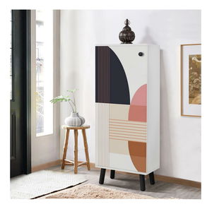 Botník (skříňka na boty) Beside 28 (bílá + černá)