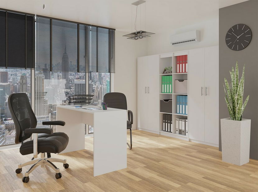 Policová skříň Obtenidas 1 (bílá)