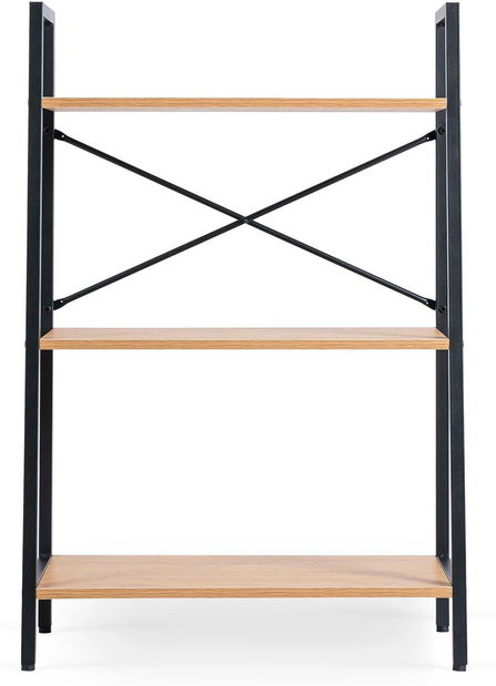 Regál Vencer (dub zlatý + černá)