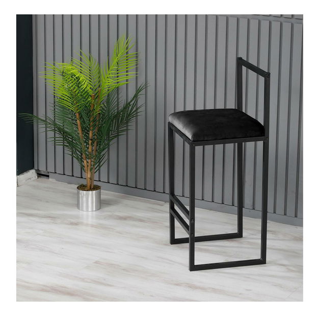 Barová židle Nathaniel (černá)