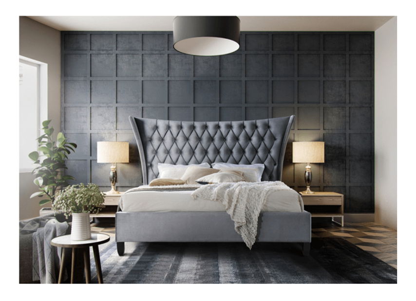 Manželská postel 180 cm Alesia (s roštem)