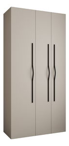 Šatní skříň 120 cm Carmela 50-2 (kašmír + černá)