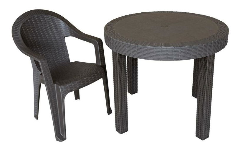 Zahradní židle Zanjar (hnědá)