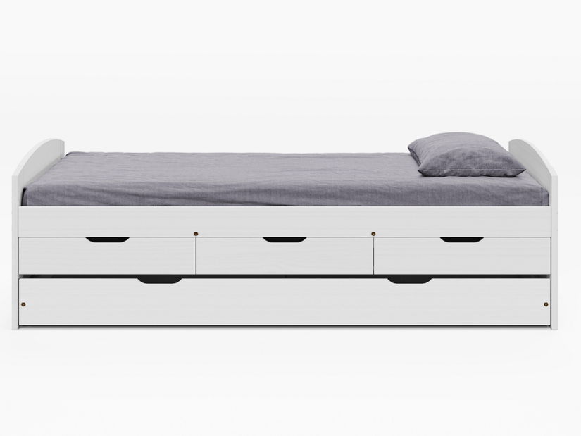 Jednolůžková postel 90x200 cm Marcy (bílá)