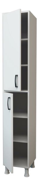 Policová skříň Mitevu 4 (bílá)