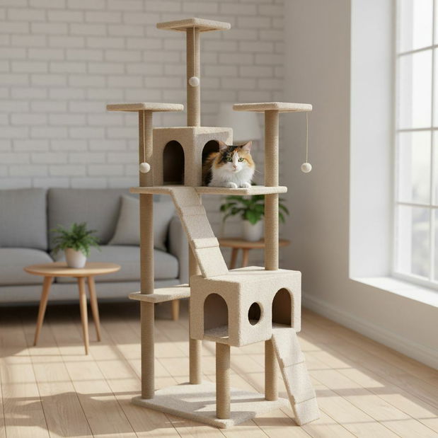 Škrábadlo pro kočky Veria (hnědá)