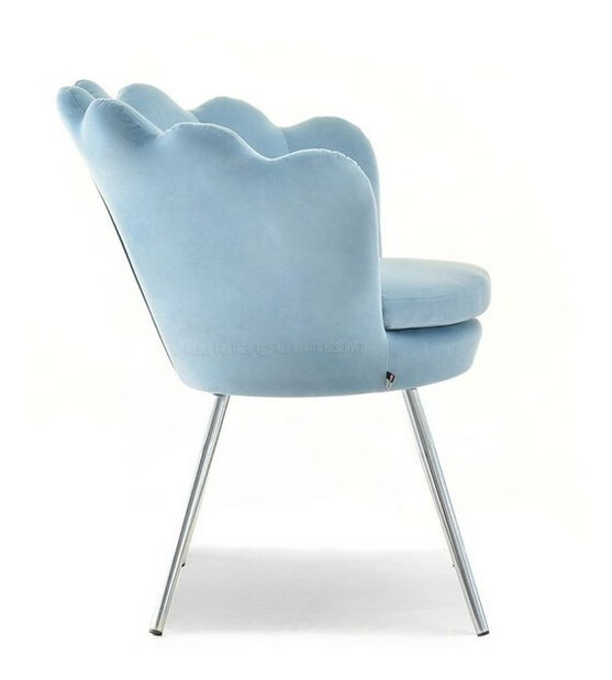 Křeslo Lasair (modrá + zlatá)