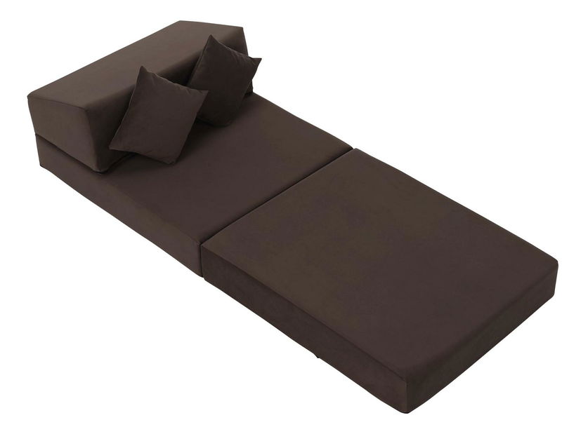 Rozkládací křeslo Plantearan (hnědá)