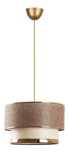 Stropní svítidlo Mesagrande 2 (béžová + zlatá)