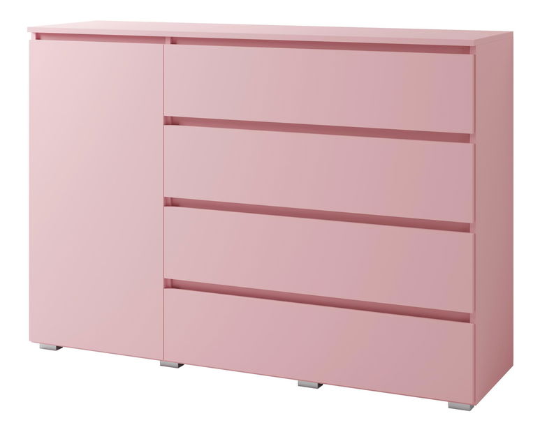 Komoda Cortez C 5 (růžová)