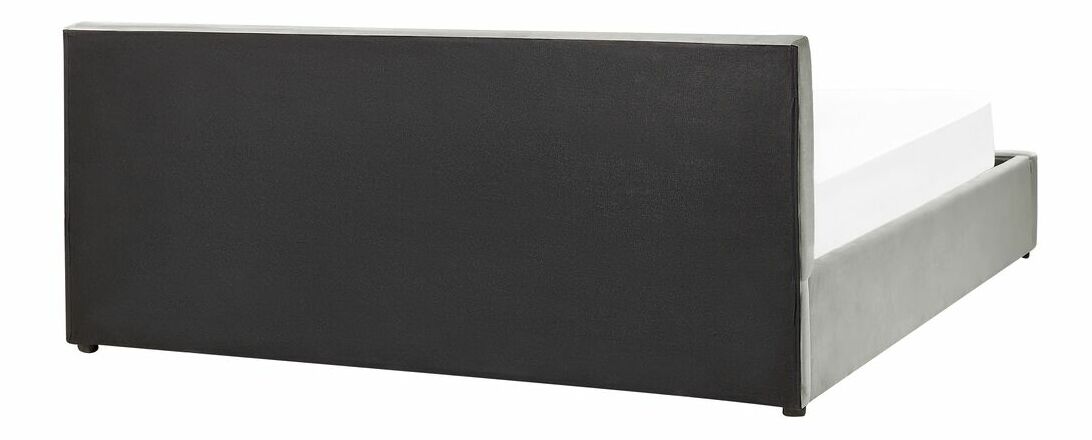 Manželská postel 180 cm Belize (světle šedá) (s roštem) (s úl. prostorem)