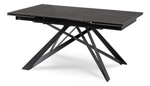 Rozkládací jídelní stůl Maximus (černá) (pro 6-8 osob)
