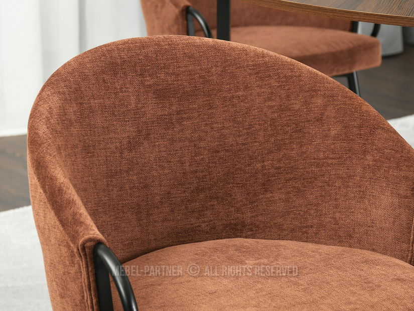 Set 2 ks. židlí Carma K (měděná + černá) *bazar