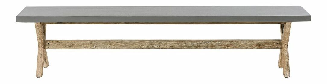 Zahradní lavice OLIBIA (šedá)