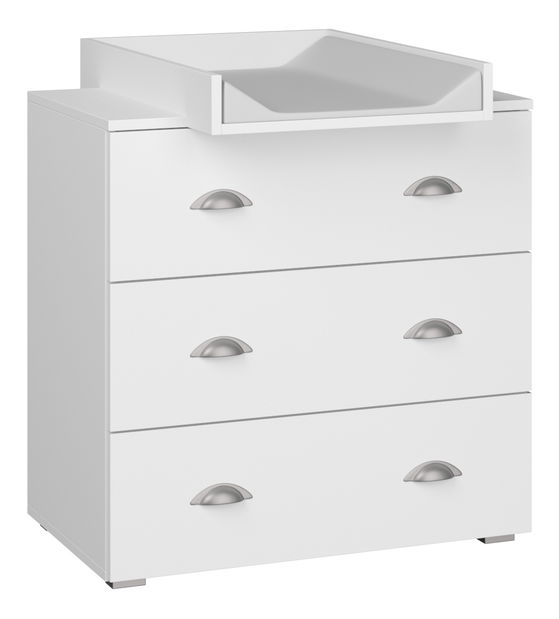 Komoda s přebalovacím pultem Milla (bílá)