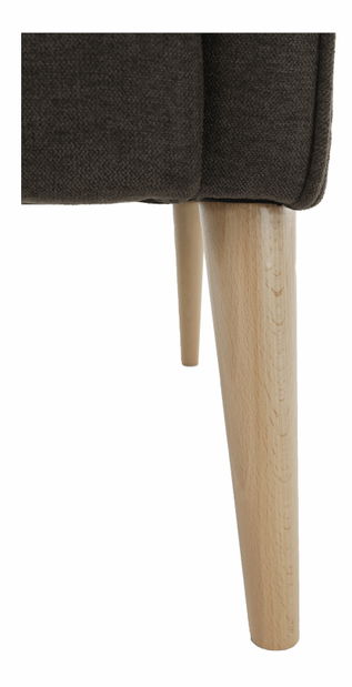 Křeslo ušák Brius (hnědá)