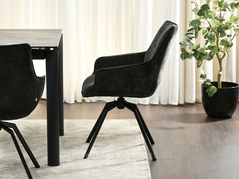 Jídelní židle Lowie (černá)