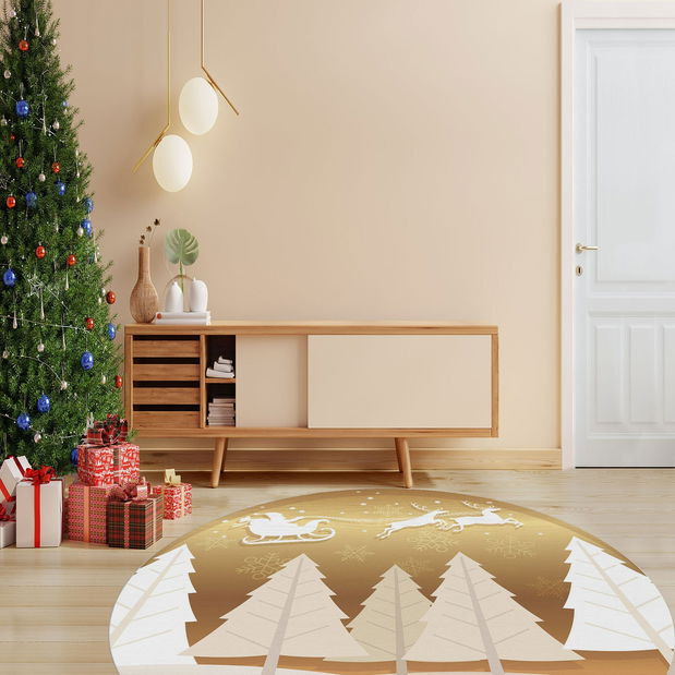 Koberec 120 cm Wopa (modrá)