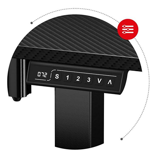 Elektricky nastavitelný PC stolek Hyperion 8.2 (černá)