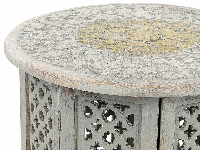 Příruční stolek Jagza (šedá)