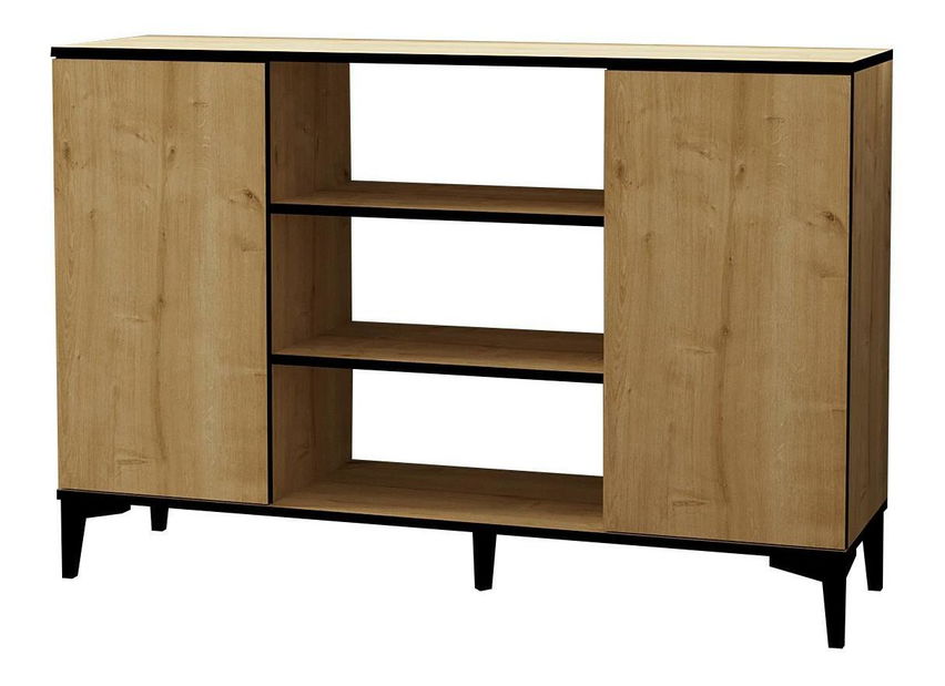 Skříňka Sumapi (dub safírový + černá)