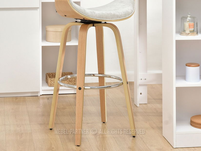 Židle Bjorn H (jasan + chromová)